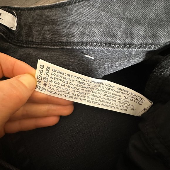 Forever 21 Women's washed black High rise Skynny distressed jeans - Size 30 - Picture 8 of 10